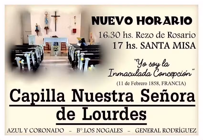 Capilla nuestra señora De Lourdes