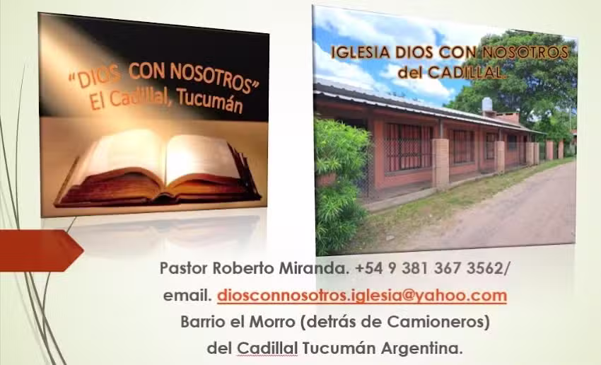 IGLESIA DIOS CON NOSOTROS EL CADILLAL