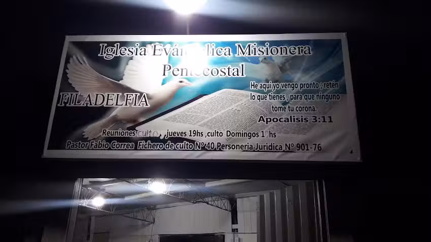 Iglesia Filadelfia (anexo Cristo viene )