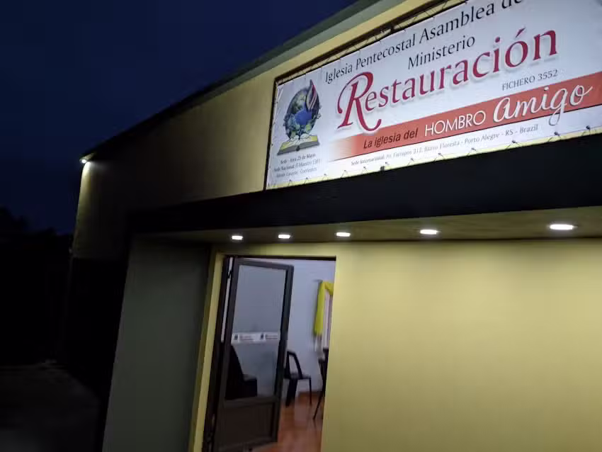Iglesia Pentecostal Asamblea de Dios Ministerio Restauración – Área 25 de Mayo – Sede