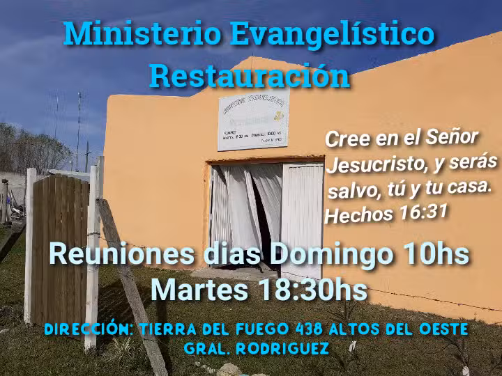Ministerio E. Restauración